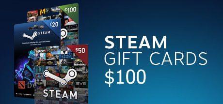 Steam Gift Card $100 dólares en Steam Uruguay