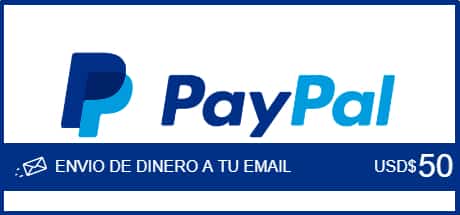 PayPal USD$50 Gift Card